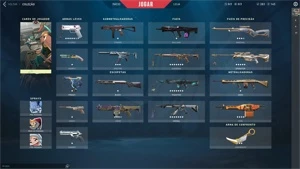 Conta Diamante com 1.000 em Skins - Valorant