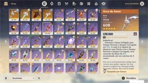 Vendo conta end game, AR58 muito bem Buidada - Genshin Impact
