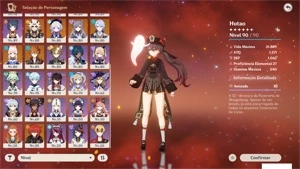 Vendo conta end game, AR58 muito bem Buidada - Genshin Impact