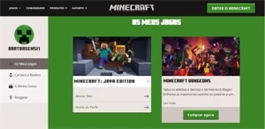 Conta minecraft java full acesso