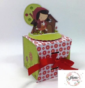 Kit 100 Lembrancinhas Chapeuzinho Vermelho - Artesanato e Personalizados