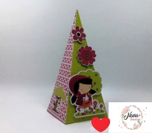 Kit 100 Lembrancinhas Chapeuzinho Vermelho - Artesanato e Personalizados