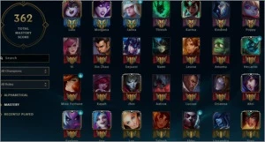 Conta League Gold 1 - Skins vitoriosas - League of Legends LOL