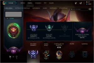 vendo conta diamante 1 lol - League of Legends