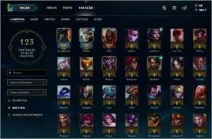 Conta league of legends com riven campeonato LOL