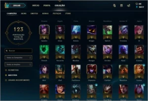Conta league of legends com riven campeonato LOL