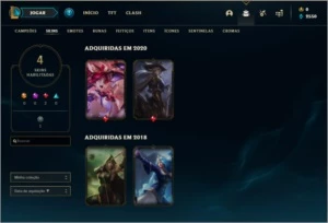 Conta bronze 4 - League of Legends LOL