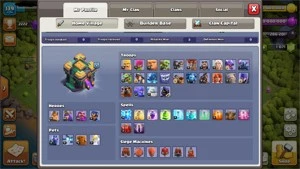 2 TH14 bons para upar, muito baratos e com vários itens. - Clash of Clans