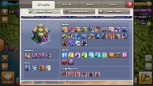 2 TH14 bons para upar, muito baratos e com vários itens. - Clash of Clans