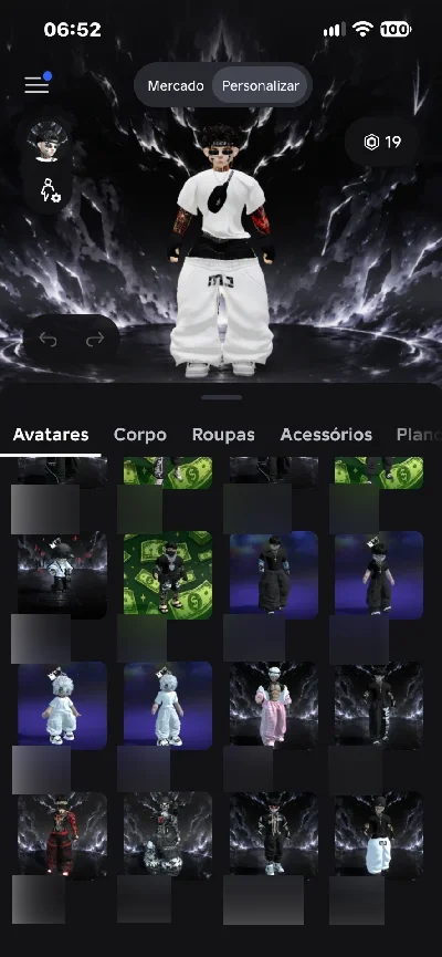 Conta Roblox com a korblox 500R$