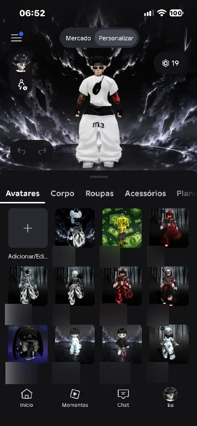 Conta Roblox com a korblox 500R$