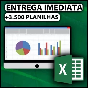 SUPER PACK PLANILHAS de Excel + de 3500! - Planilhas e Dashboards