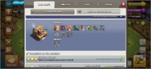 clash of clans cv8 semi-full barato
