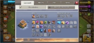 clash of clans cv8 semi-full barato
