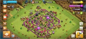 clash of clans cv8 semi-full barato