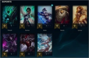 Conta br, s10 d4, pool de jg, winrate 62% (W137/85L) - League of Legends LOL