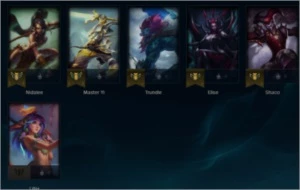 Conta br, s10 d4, pool de jg, winrate 62% (W137/85L) - League of Legends LOL