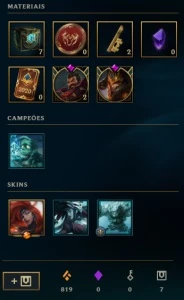 Conta br, s10 d4, pool de jg, winrate 62% (W137/85L) - League of Legends LOL