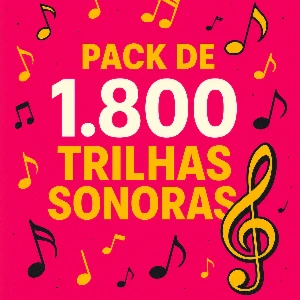 Pack 1.800+ Trilhas Sonoras para Vídeos | Músicas Sem Copy - Digital Services