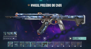 Conta Valorant com muitas skins e 1k gastos!