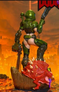 Doom Girl 3D Stl - Outros