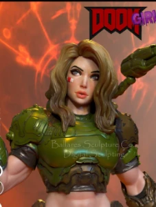 Doom Girl 3D Stl - Outros