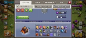 Conta Cv10 recém upada - Clash of Clans