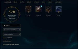 Conta League of Legends (122 skins, 142 campeões) Unranked LOL