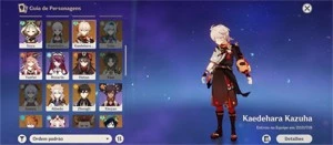 AR57 - YAE C1, ZOHNGLI C1, ALBEDO, KAZUHA, RAIDEN, HUTAO E + - Genshin Impact
