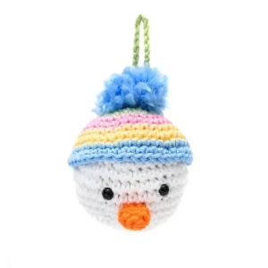 Bola de Natal pinguim em amigurumi - Artesanato e Personalizados