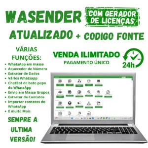 WA Sender - Versão Atualizada com Aquecedor de Whatzapp PC