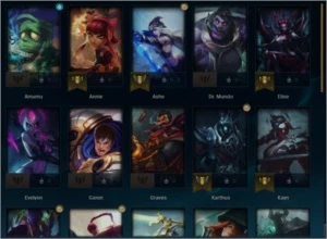 conta lol plat 1 95 pdl, main jungle  lv39 - League of Legends
