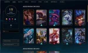 2 Contas League of Legends ( PERFEITO PARA QUEM E MAIN MID ) LOL