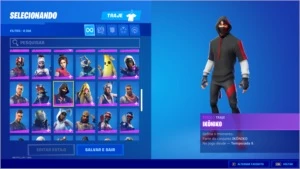 Conta Fortnite com Ikonik, Picareta Minty e Salve o mundo