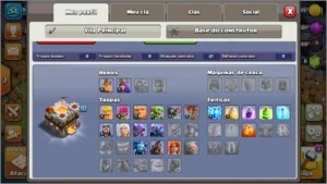 Clesh of clans cv 11 não tá nada full - Clash of Clans