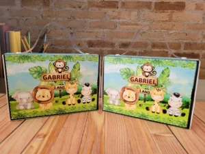 Kit Colorir e Modelar Safari com Caixinha Maleta