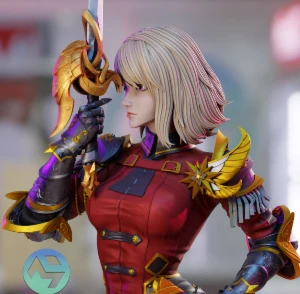 Solo Leveling - Cha Hae-In 3d stl