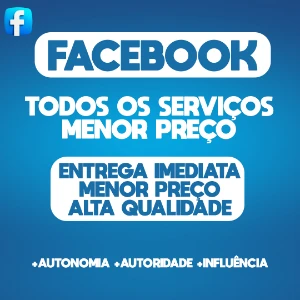 ⭐ Menor Preço ⭐ Facebook - Seguidores, Curitdas, Grupo, Br - Outros