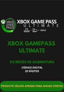 Xbox Gamepass Ultimate 2 meses + Brinde - Gift Cards