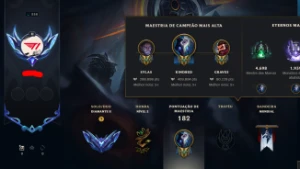 Conta Ex Desafiante Atual D2 Upada A Mão Vai Com Email - League of Legends LOL