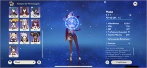 CONTA AR 35 - MONA + KEQING + QIQI - 41 LUAS - Genshin Impact