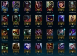 Conta LOL: Platina IV, level 82, 38 campeões, 14 skins. - League of Legends