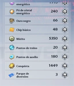 Conta Tower OF Fantasy SAMIR C2 NEMESIS C1 COCO2 ZERO C2 - Outros