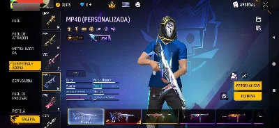 Conta nível 72, angelical azul , barbinha ,dunk mastervoluti - Free Fire
