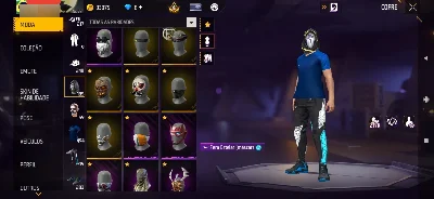 Conta nível 72, angelical azul , barbinha ,dunk mastervoluti - Free Fire