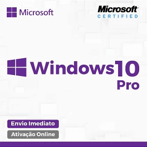 PROMOÇÃO! Windows 10 - Licença Vitalícia - Todas Versões - Softwares e Licenças