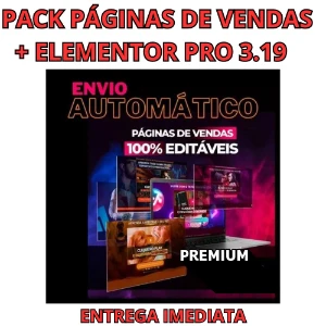 Pack Páginas De Vendas Compre e ganhe o Elementor Pro - Others