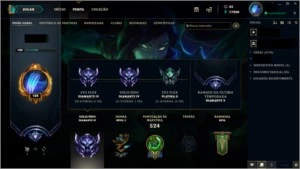 215 SKINS,D4 SOLO/DUO E FLEX,CONTEM E-MAIL,CONTA DESDE O N.A - League of Legends LOL