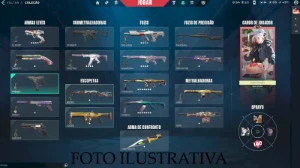 Conta Valorant Com Skin Nfa - Contas Com 10 Skins