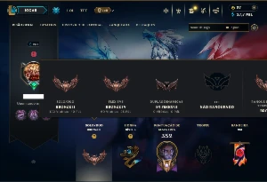 Bronze 2 com 120 Champs e 35 Skins ( Mais de 250 Jogos )